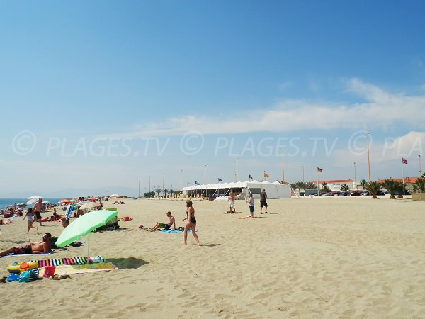 Foto della spiaggia del Villaggio Centrale a Port Barcarès