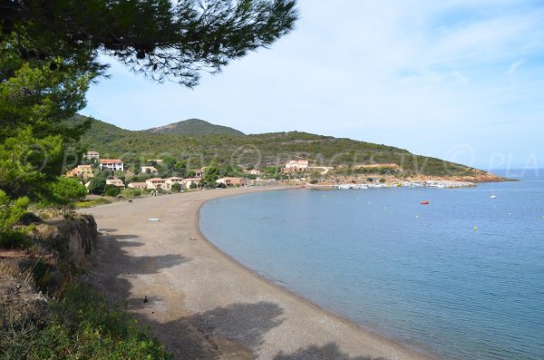 Photo de la plage de Galeria en Corse