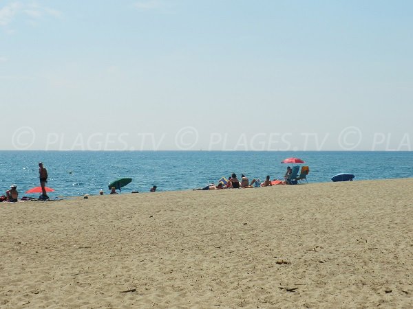 Plage à proximité des campings de Port-Barcarès