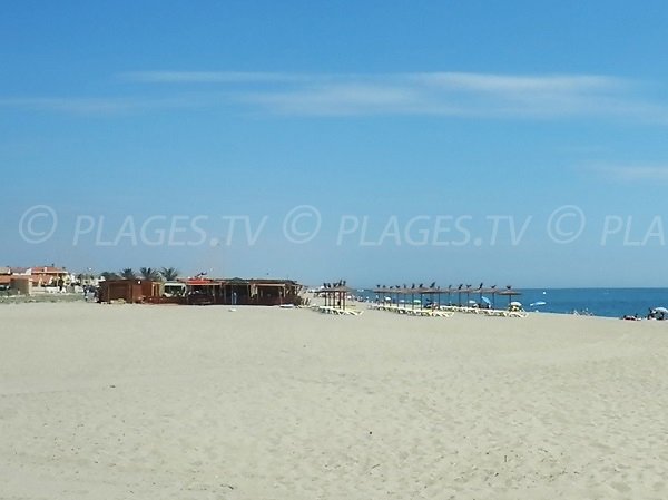 Foto della spiaggia del Villagio Sud di Port-Barcarès