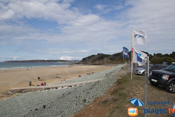 Ville Berneuf beach in Pléneuf Val André - Brittany