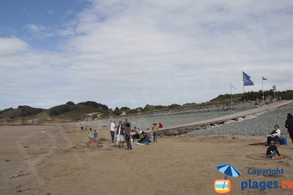 Access to Ville Berneuf beach - Pleneuf Val Andre