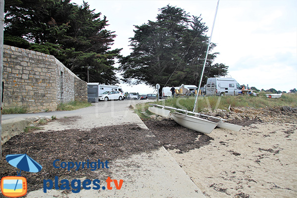 Parking de la plage de la Villeneuve - Séné