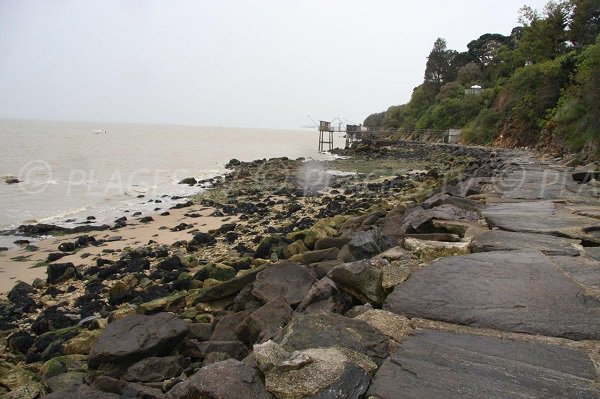 Sentier des douaniers le long de la plage de Virechat