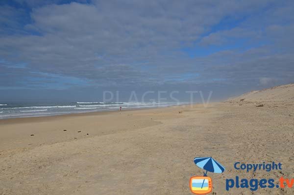 Photo de la plage du Vivier à Biscarrosse