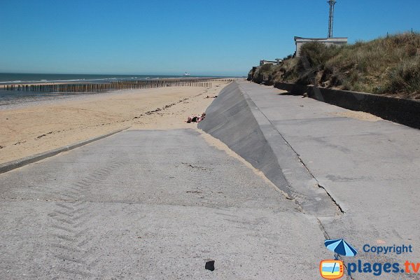 Photo de la plage des Voiliers à Sangatte