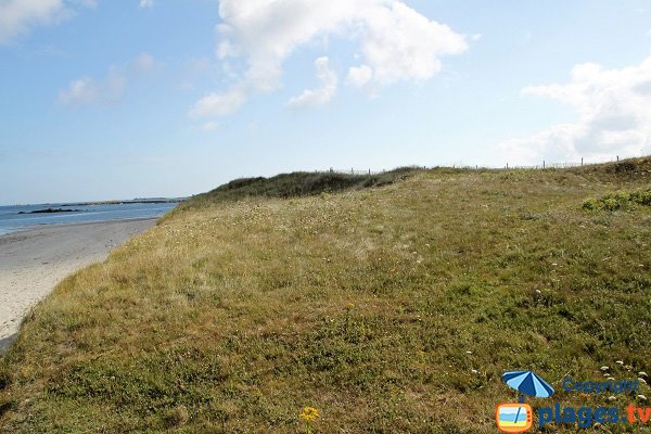 Dunes de la plage du Vougot à Guissény