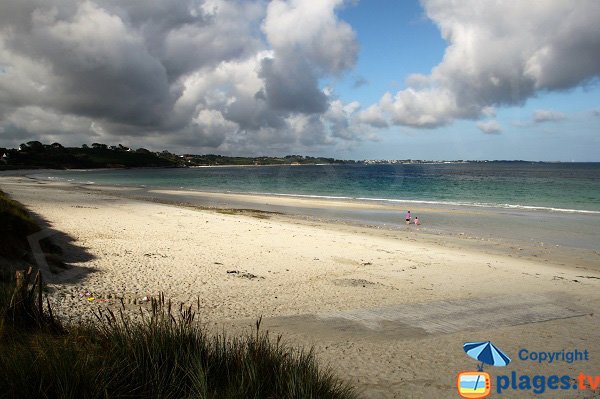 Photo de la plage de Vougot à Guissény