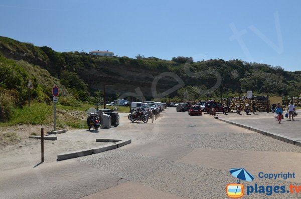 parcheggio della spiaggia VVF a Anglet