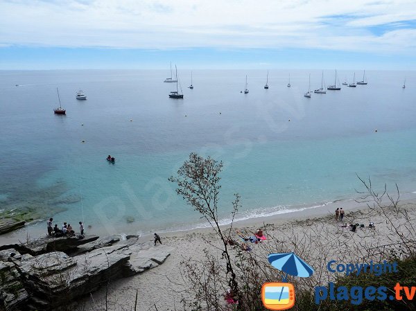 Bay of VVF beach in Groix