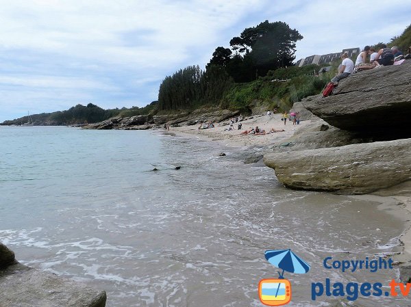 Crique du VVF à marée basse - Ile de Groix