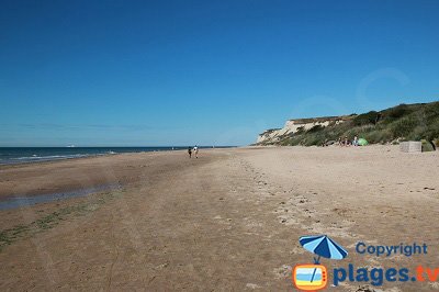 Beach in Wissant in France