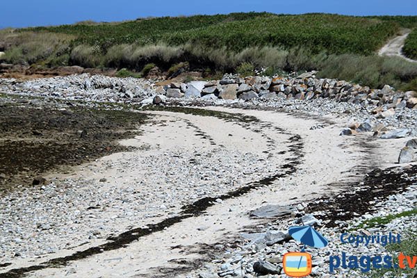 Plage sur le sentier côtier en partant de Saint Calva - Plouguerneau