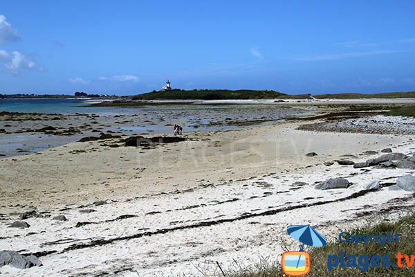 Photo de la plage de Wrac'h à Plouguerneau