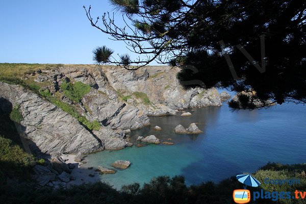 Crique confidentielle à Belle Ile en Mer