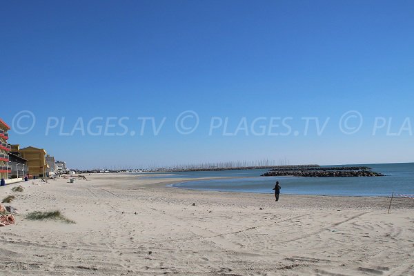 Zenith beach in Palavas les Flots in France