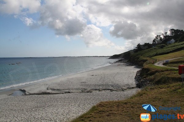 Plage du Zorn à Plouguerneau - Bretagne