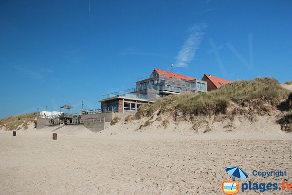 Fronte mare di Zuydcoote in Francia