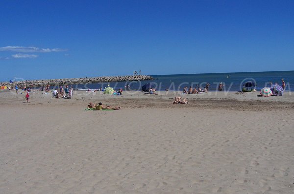 Plage des cabanes de Fleury d'Aude