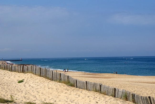 Plage au nord de Capbreton