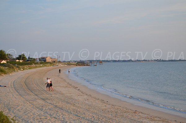 Large plage de sable à l'Espérance à Fouras