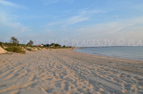 Plage de l'Espérance à Fouras en Charente-Maritime