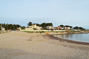 Spiaggia a Sausset les Pins - Francia