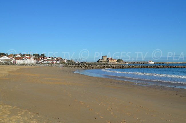 Plage la plus importante de Socoa