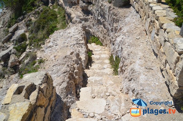 Stairs of plagette - Leucate