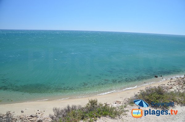 Plagette de Leucate vue depuis le sémaphore