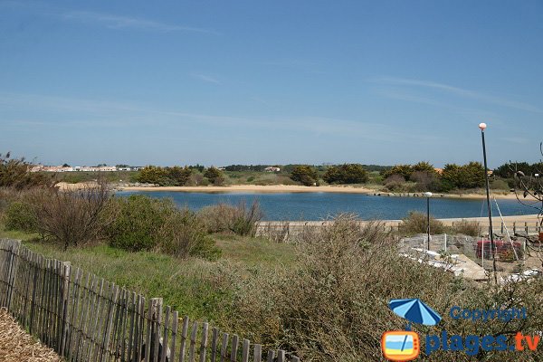 Photo du plan d'eau de la Normandelière à Brétignolles sur Mer