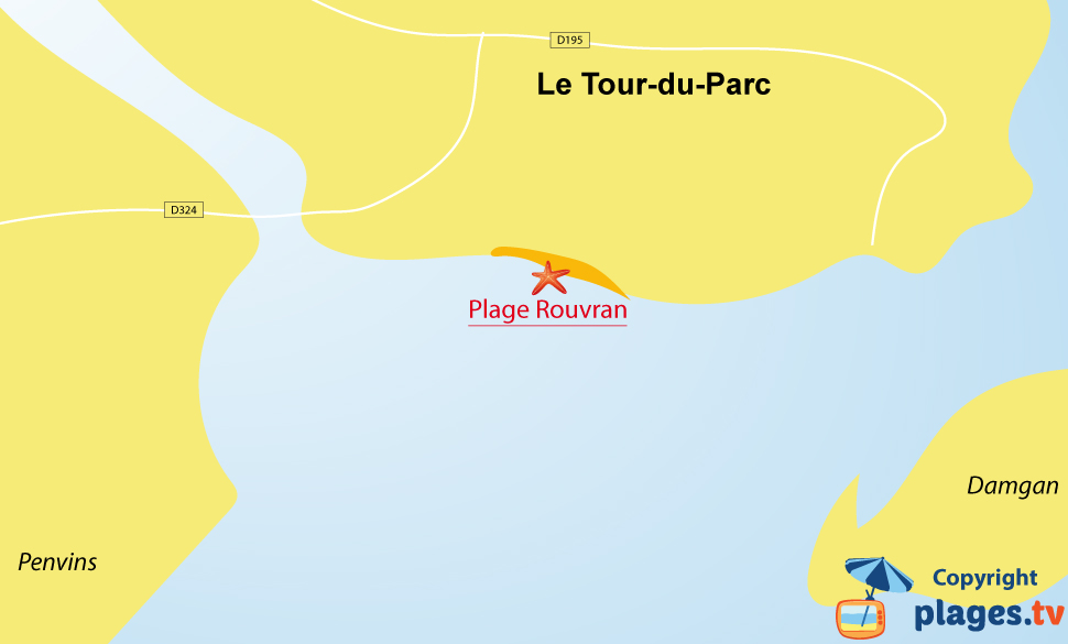 le tour du parc carte