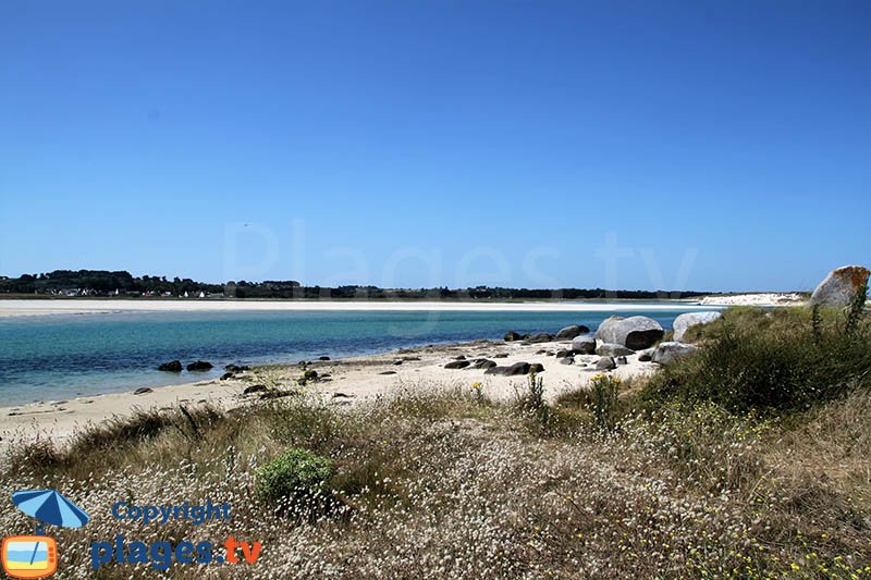 Plouescat et sa plage de Kernic