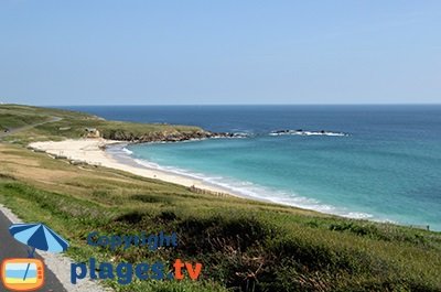 Littoral de Plouhinec dans le Finistère