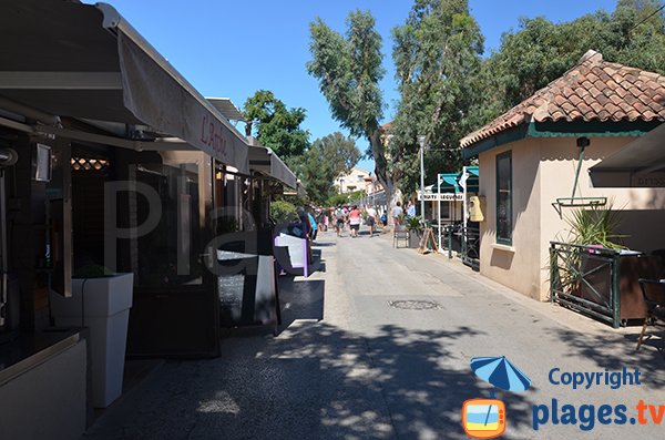 Place des Armes à Porquerolles: l'artère touristique