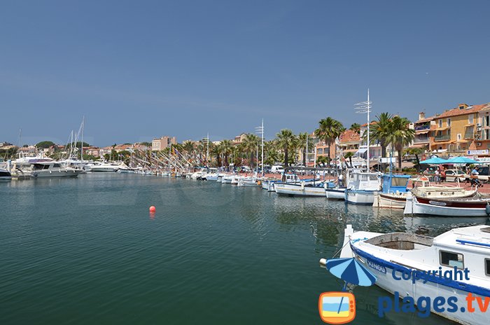 The port of Bandol in France