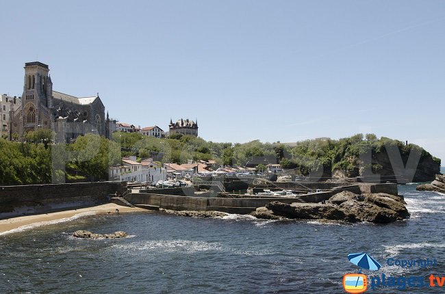 Typical small port of Biarritz