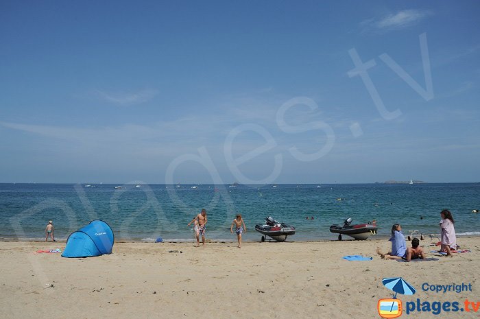 Port Blanc and its beach - Dinard