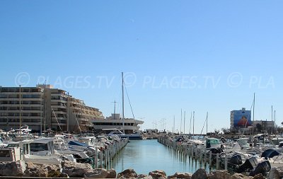 Port de Carnon-Plage dans l'Hérault