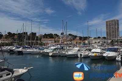 Port of Carry le Rouet in France