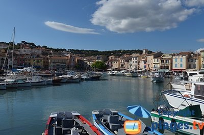 Harbor of Cassis in France