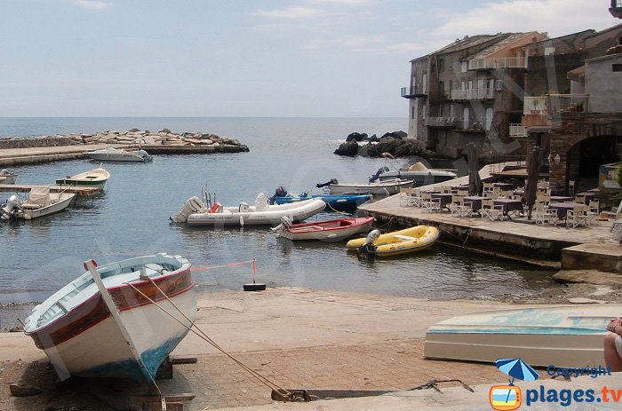 Erbalunga harbor in Cap Corse