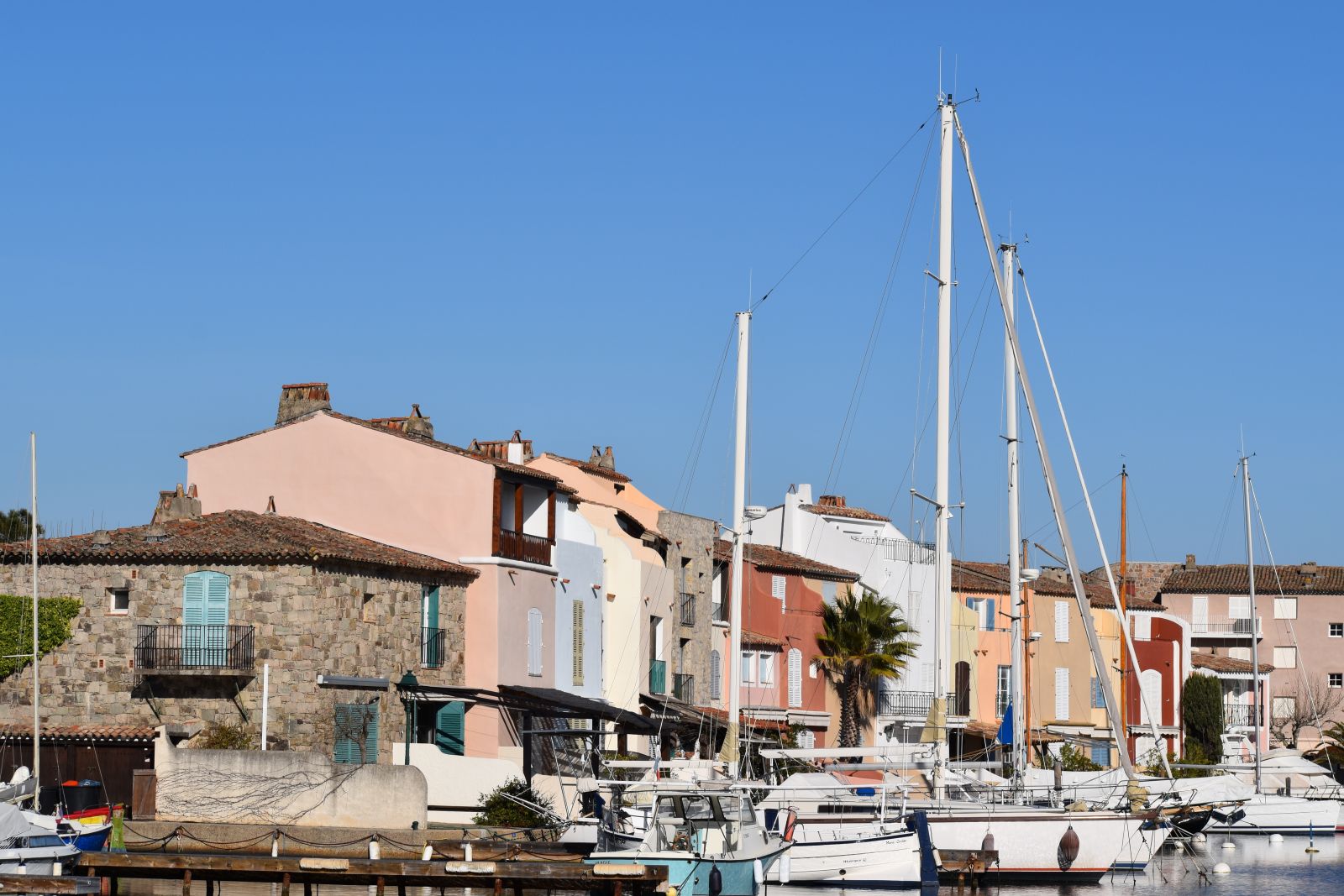 Maisons colorées de Port-Grimaud