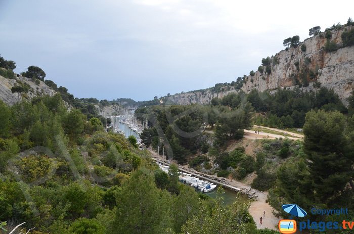 Calanque de Port Miou: un garage à bateaux