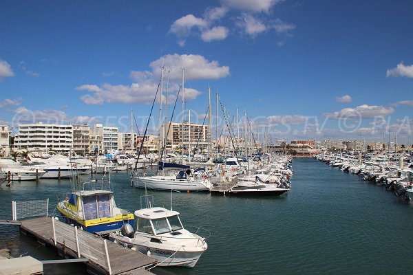 Port of Palavas les Flots in France