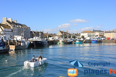 Port of Saint Vaast la Hougue in Normandy