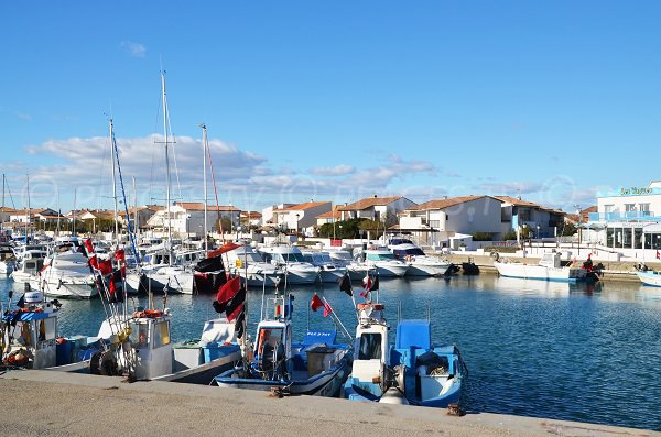 Here is the port of Saintes Maries de la Mer