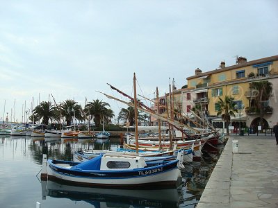 Port of Sanary sur Mer in France