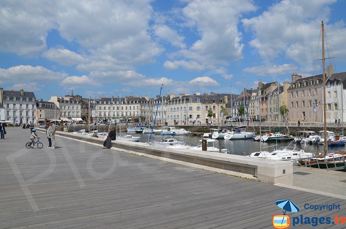 Port de Vannes dans le centre-ville