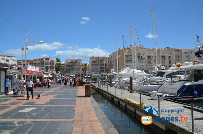Harbour district in Cap d'Agde